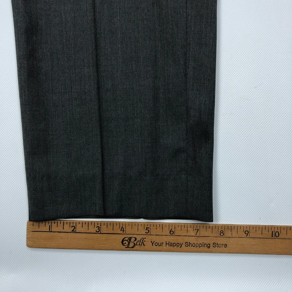 J Crew Ludlow Loro Piana Superfine Wool Dress Pants Mens 36x31 Charcoal Grey